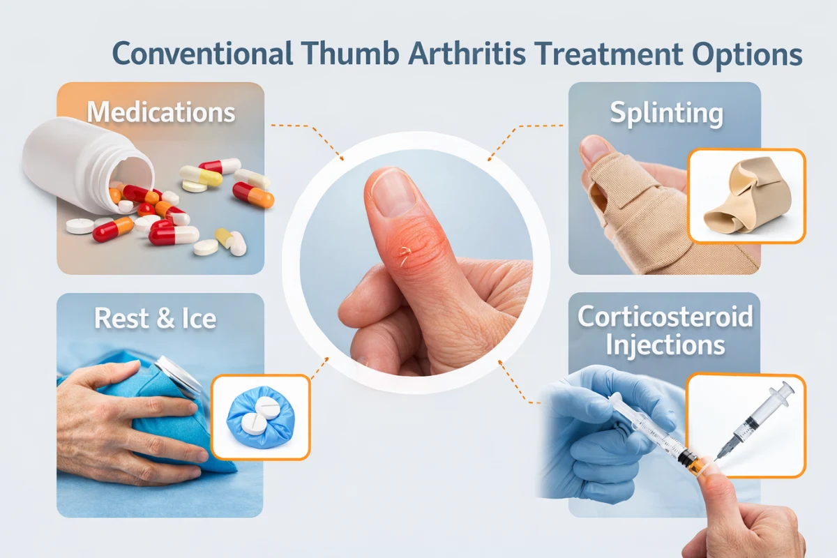 Conventional Thumb Arthritis Treatment Options