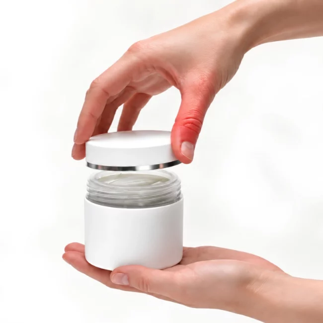 Thumb pain while opening a jar